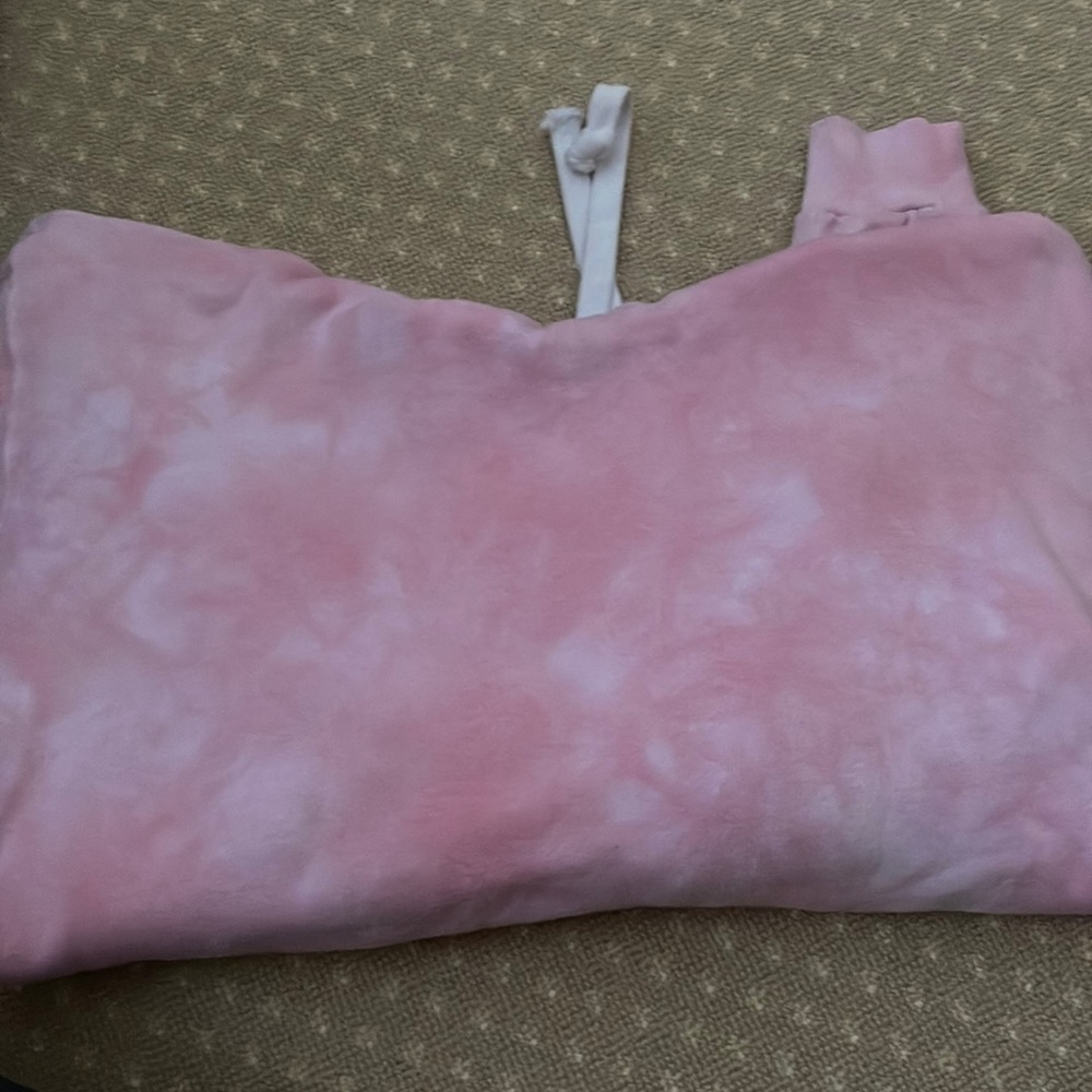 KatieJNYC tie dye pink sweatshirt